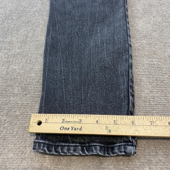 Abercrombie & Fitch Mom Jeans Womens 25 Gray High Rise Curve Love Straight Leg - Picture 11 of 12